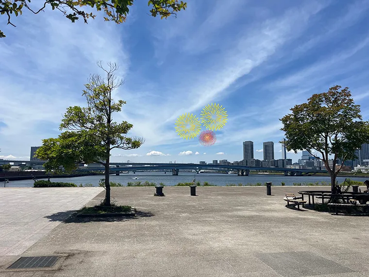 豊洲公園（椅子）